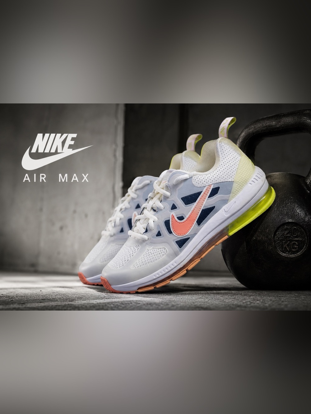 Nike Air Max Genome | Women’s Sneaker summit white/ Crimson Bliss- DC4057-100